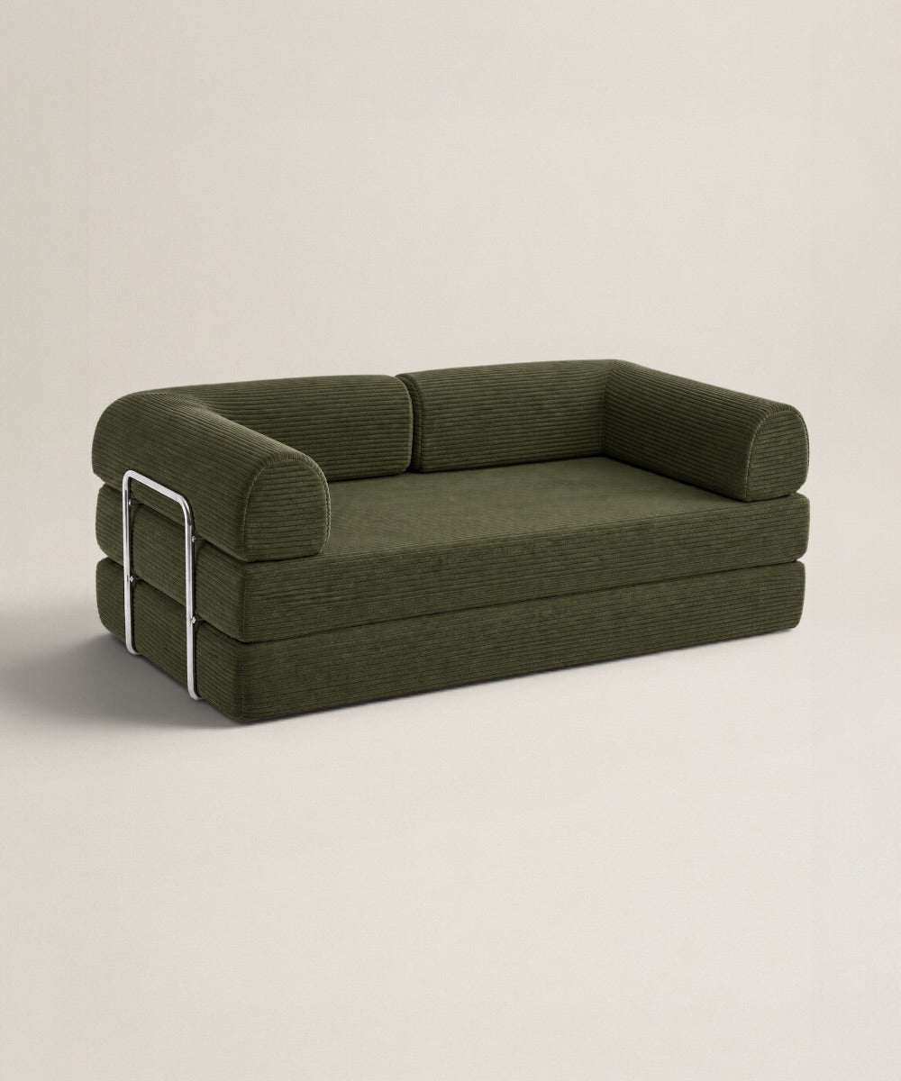 Sofá Cama Leo | Cama Imperial y King en Tela Corduroy Premium