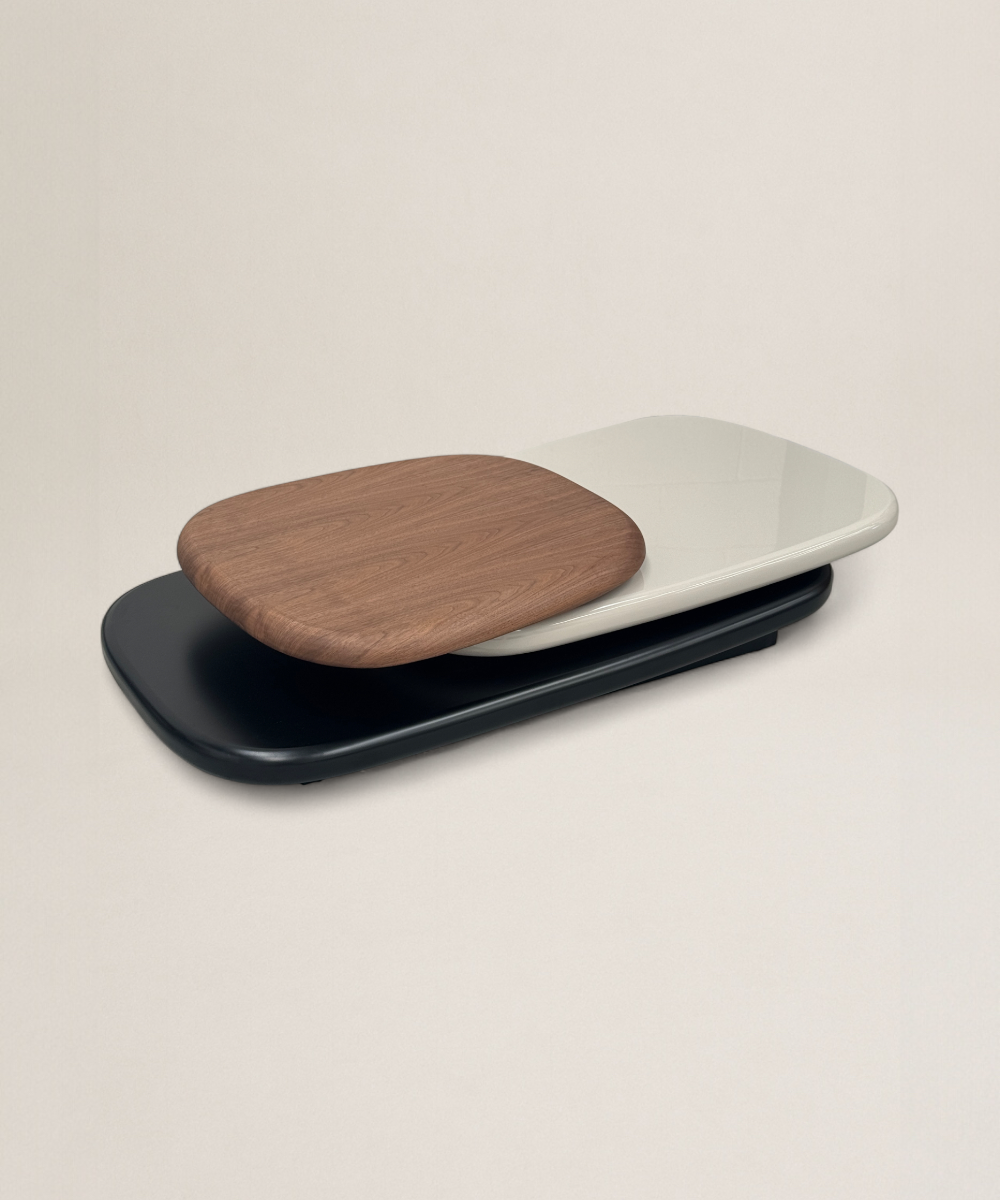 Mesa Nilo | Mesa de Centro en MDF y Madera de Diseño Orgánico