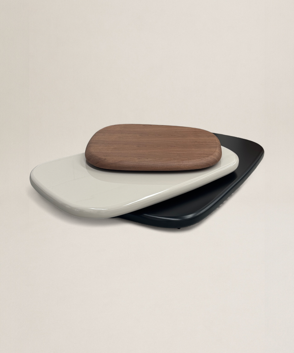 Mesa Nilo | Mesa de Centro en MDF y Madera de Diseño Orgánico