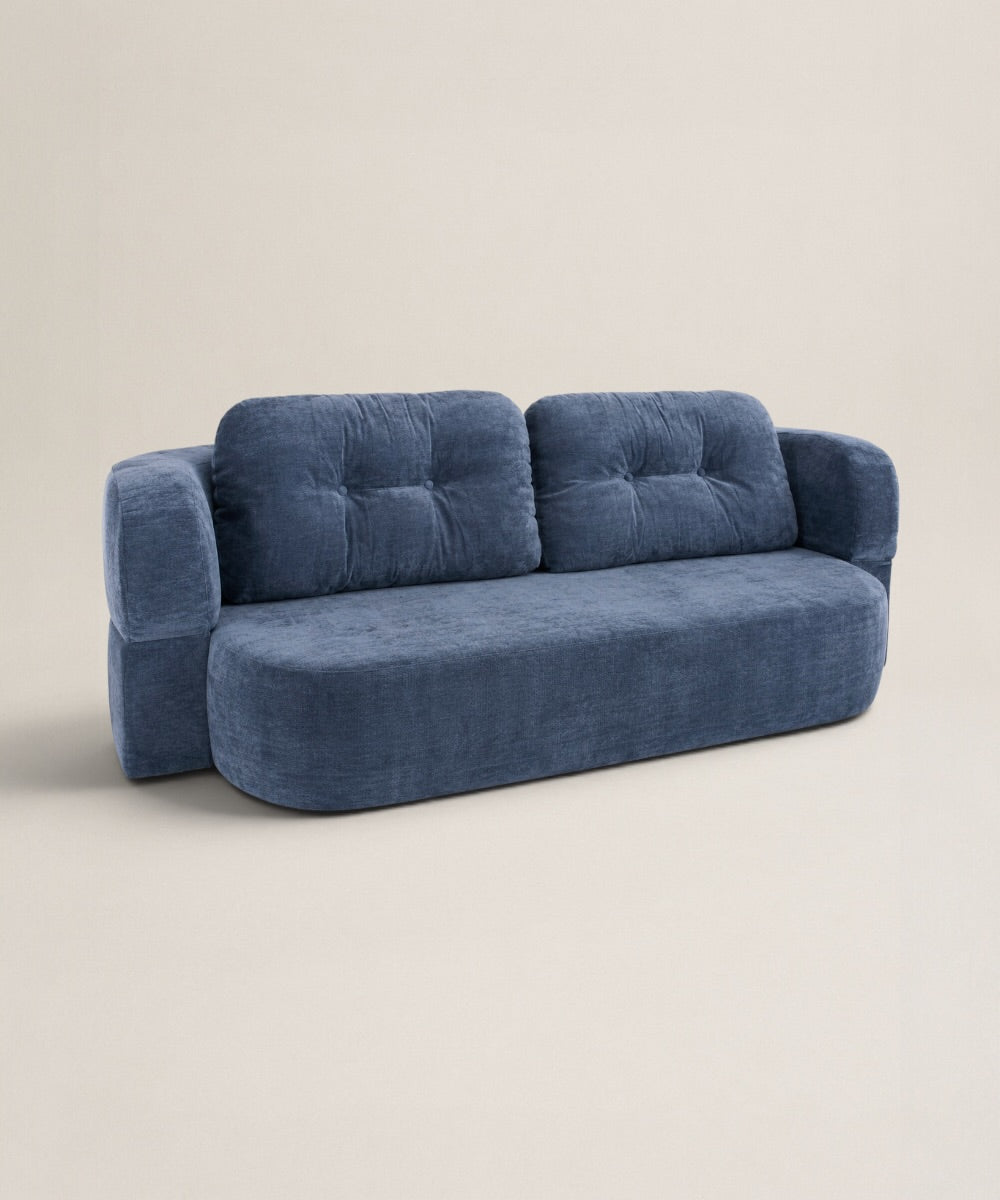 Sofá Cama Nodo | Sofá Cama Imperial en Tela Bouclé Premium