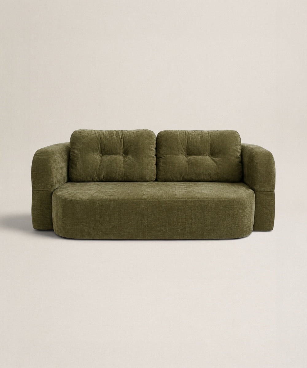 Sofá Cama Nodo | Sofá Cama Imperial en Tela Bouclé Premium