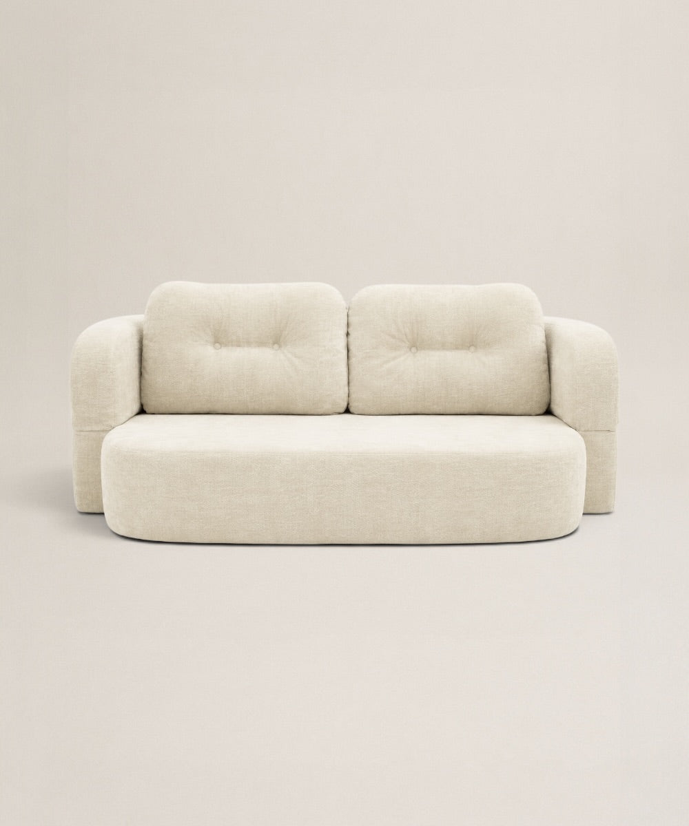 Sofá Cama Nodo | Sofá Cama Imperial en Tela Bouclé Premium