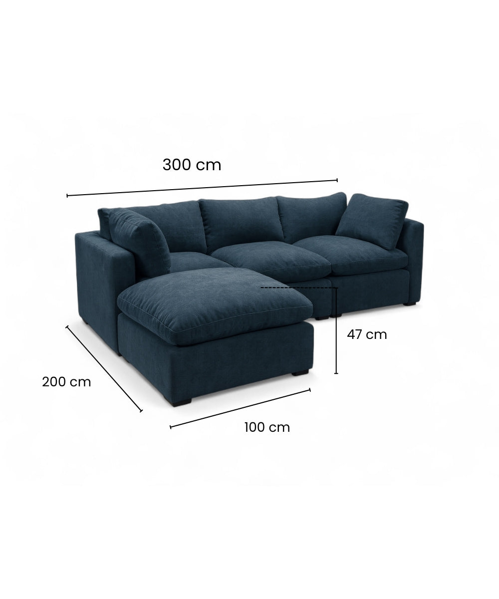 SOFA MODULAR CLOUD 4 PIEZAS