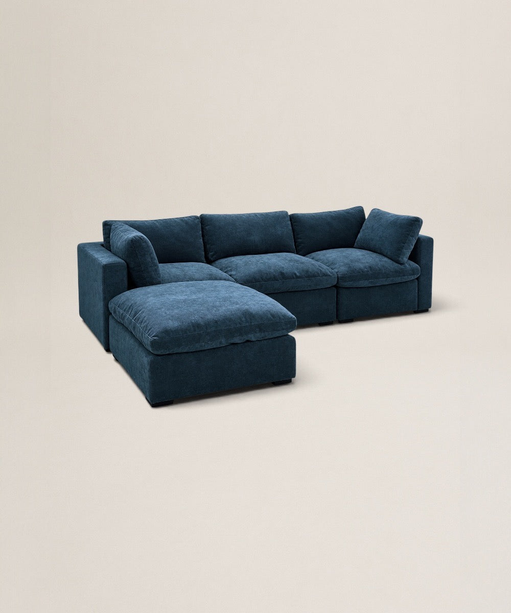 Sofá Modular Cloud de 3m de 4 Piezas | Suavidad y Confort  Reconfigurable