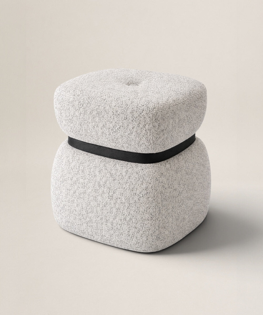 Taburete Dadito Marfil | Diseño Orgánico