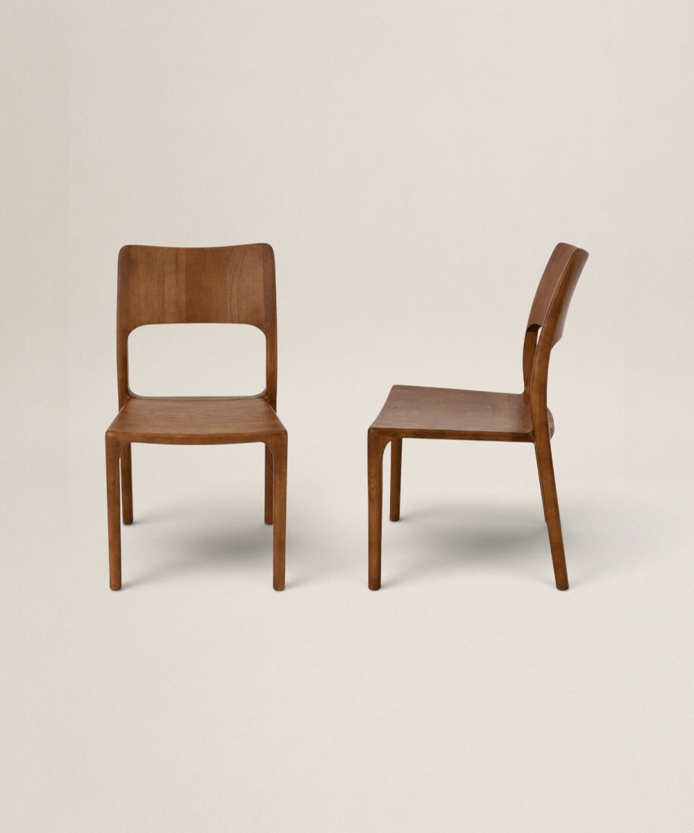 Silla de Madera | Diseño Minimalista Escandinavo  para Comedor